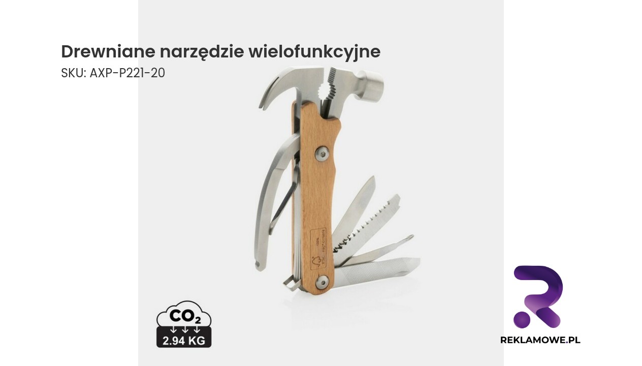 Drewniane narzędzie wielofunkcyjne do różnych zastosowań