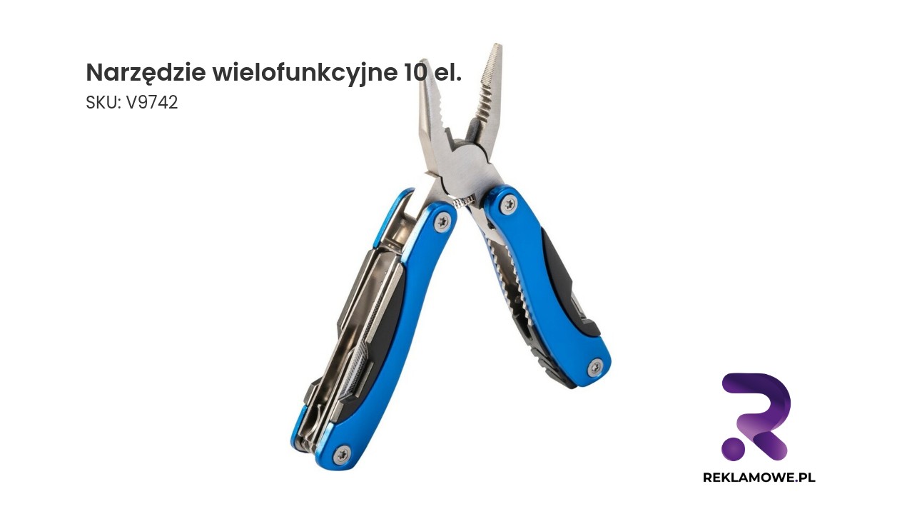 Narzędzie wielofunkcyjne z 10 elementami