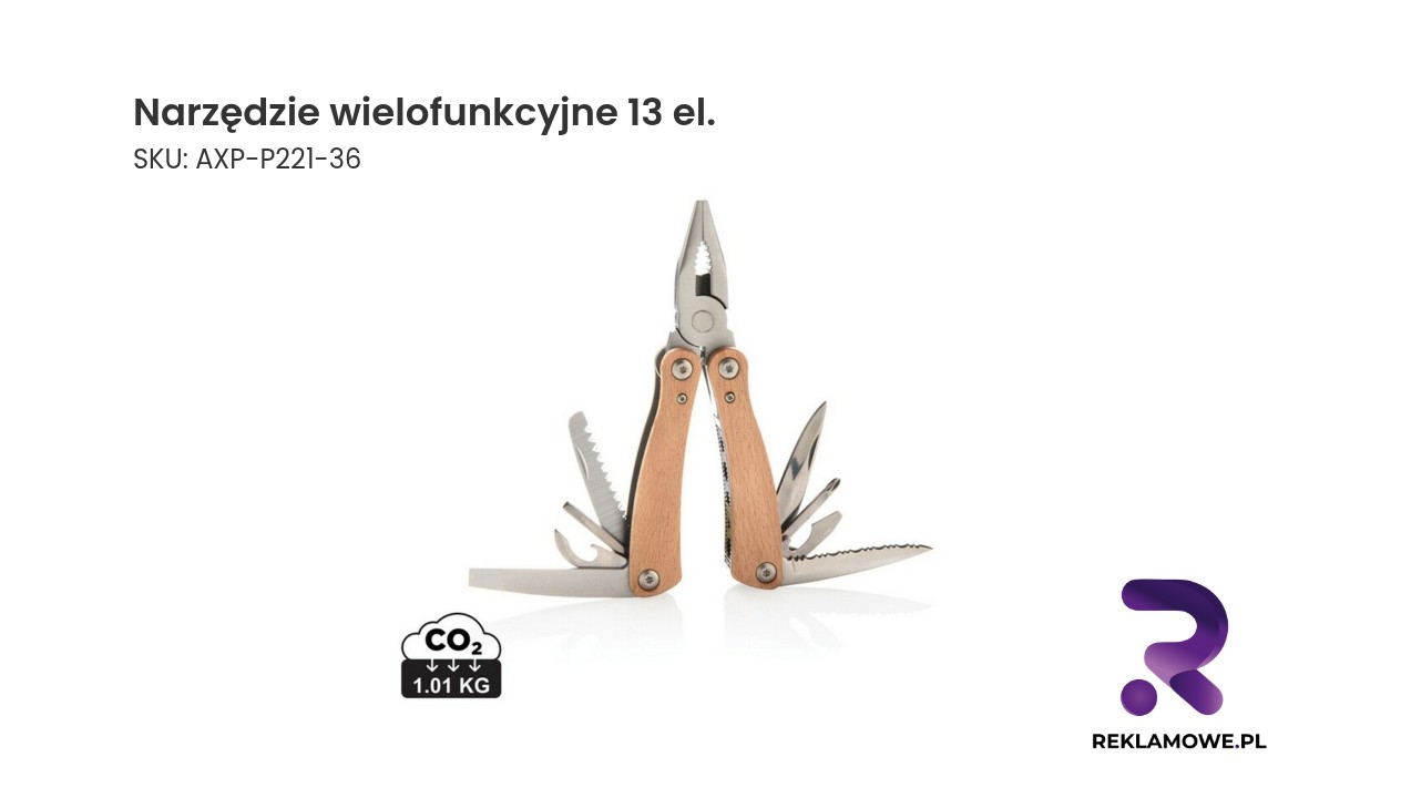 Narzędzie wielofunkcyjne 13 elementów
