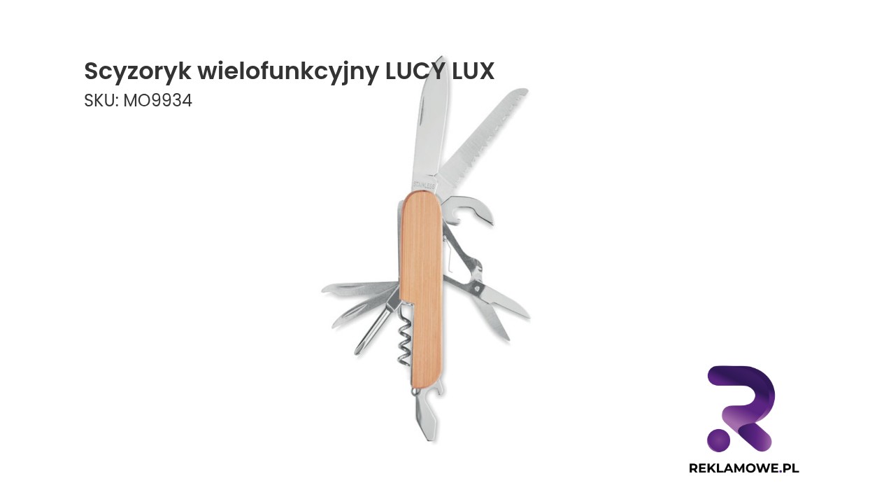 Scyzoryk wielofunkcyjny Lucy Lux z dodatkowymi funkcjami