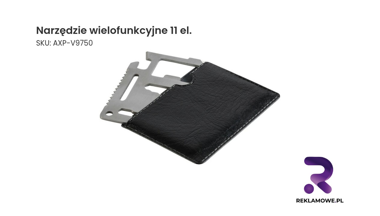 Narzędzie wielofunkcyjne, 11 el. Narzędzie wielofunkcyjne 11 el. – praktyczny zestaw narzędzi do codziennego użytku