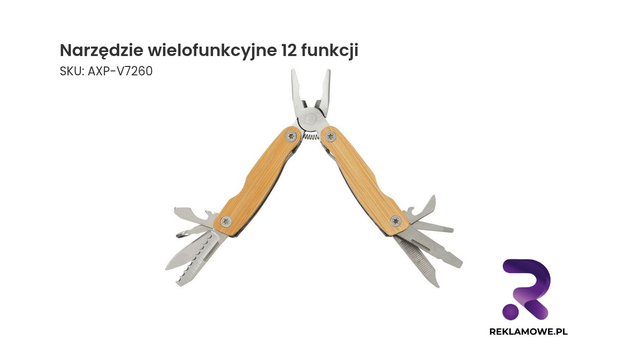 Narzędzie wielofunkcyjne, 12 funkcji Narzędzie wielofunkcyjne 12 funkcji – praktyczne i kompaktowe narzędzie do codziennego użytku