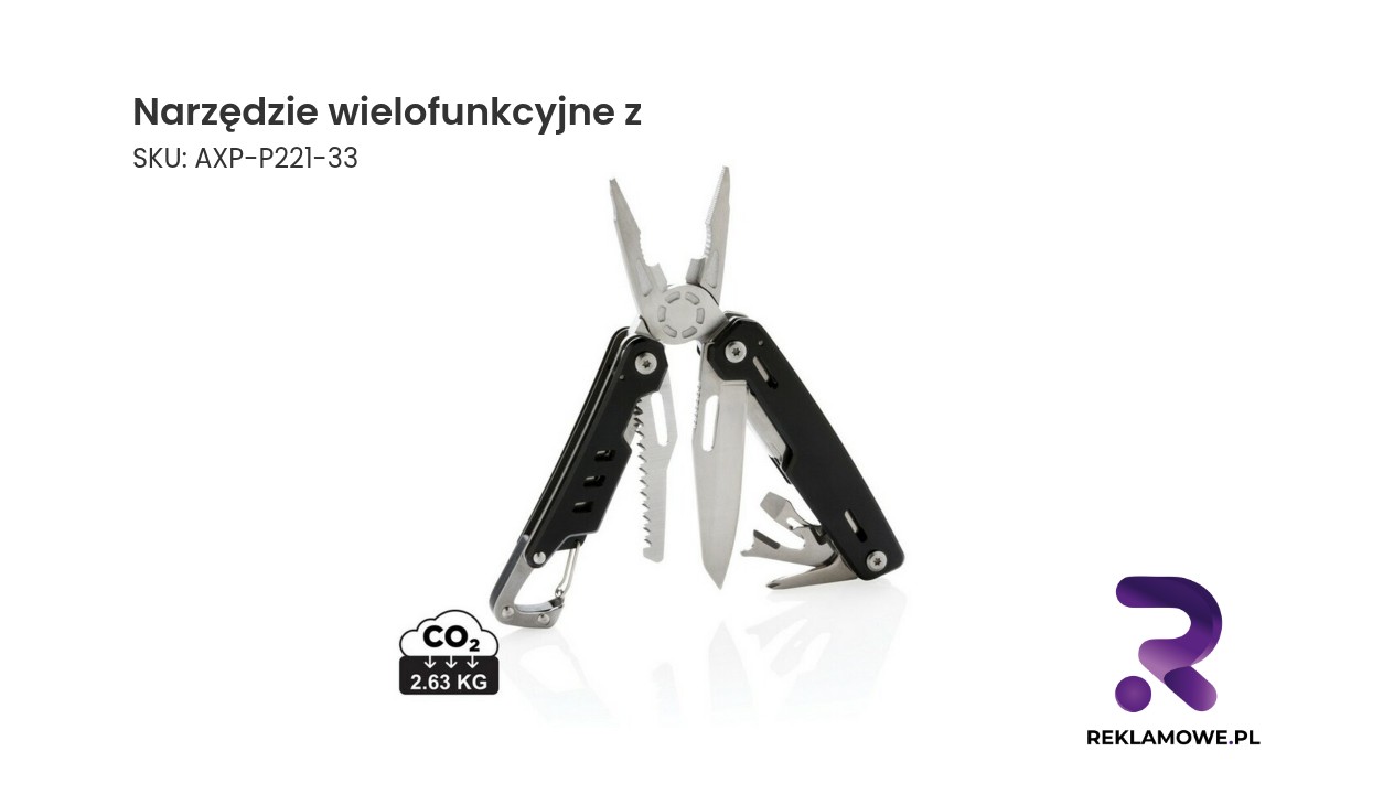 Narzędzie wielofunkcyjne z różnymi funkcjami
