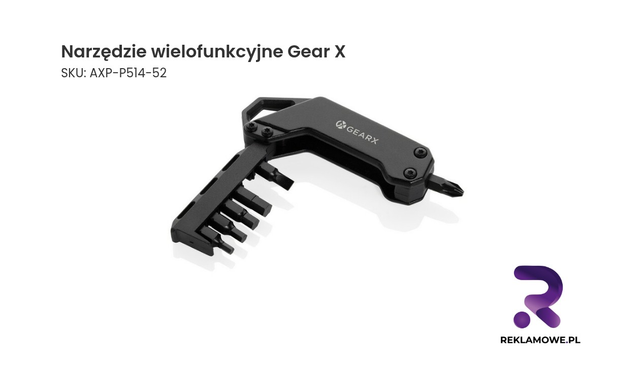 Narzędzie wielofunkcyjne Gear X Narzędzie wielofunkcyjne Gear X – kompaktowe i wszechstronne narzędzie do codziennego użytku